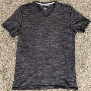 Michael Brandon | T-Shirt | V-Neck | Gray | Small